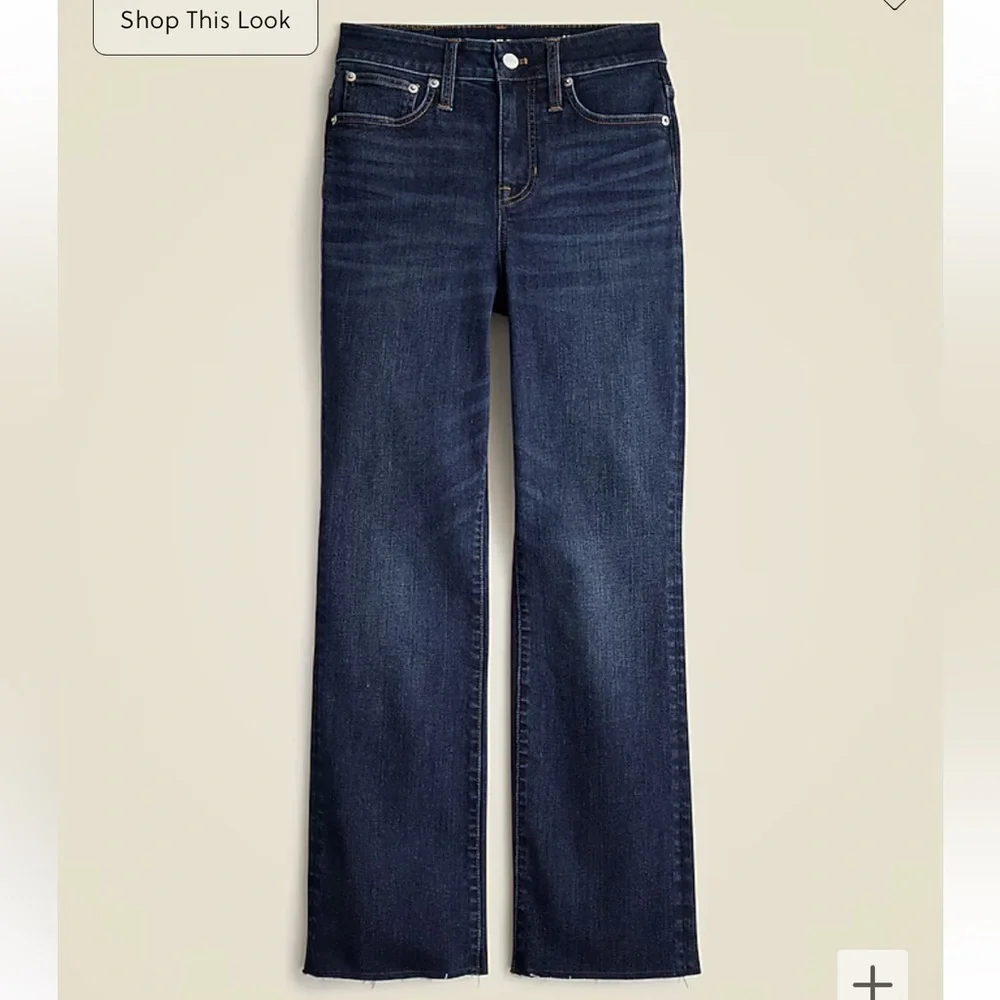 NWOT J.CREW Curvy cropped‎ kickout jean in 2003 super-stretch